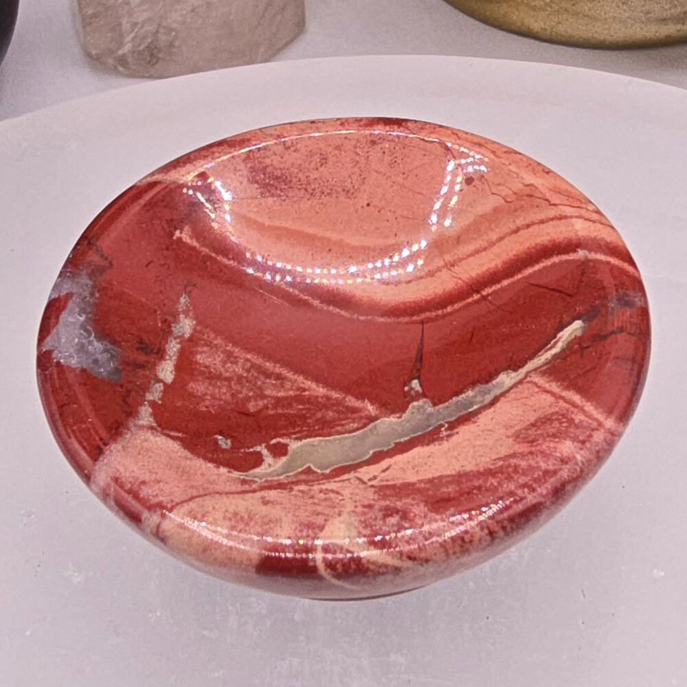 Red Jasper Sphere Stand – Strength, Stability & Bold Display ❤️✨